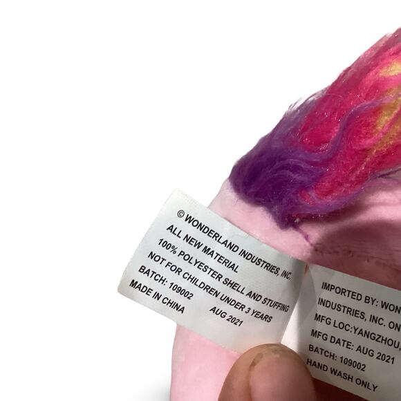 Pixie Crush Snug A Babies Pink Unicorn Plush - Picture 6 of 7